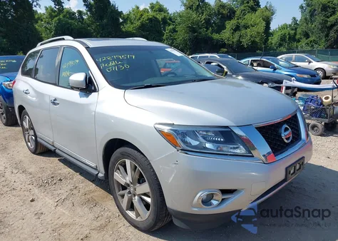 2013 Nissan Pathfinder Platinum from USA, damaged, VIN 5N1AR2MN8DC634913